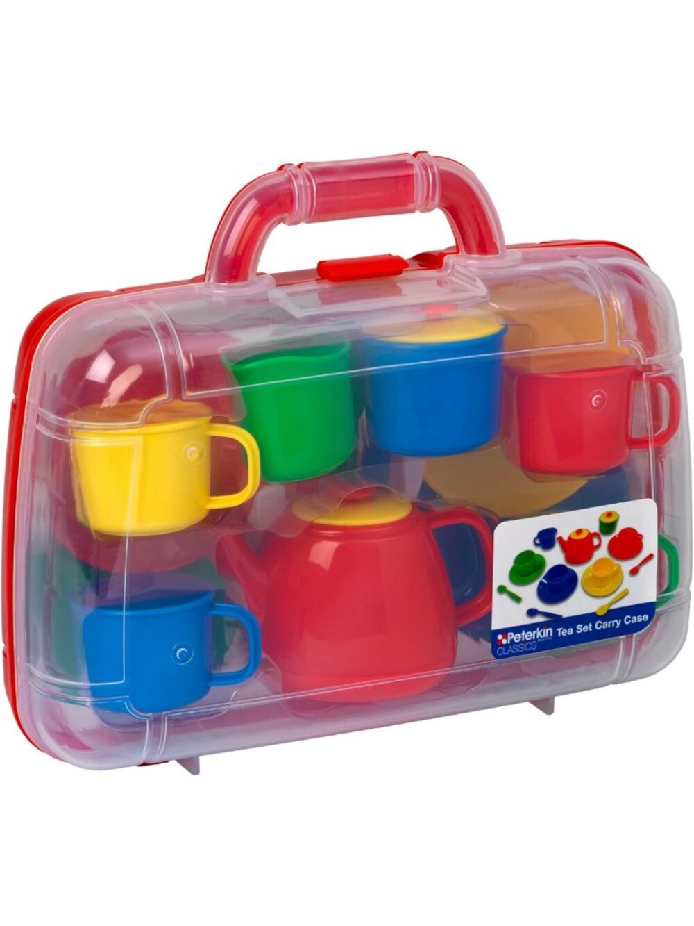 Elegant Tea Set with Carry Case - Perfect for Parties & Collectors
